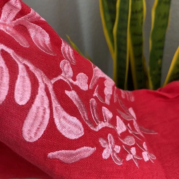 Mersea Linen Palermo Embroidered Maxi  Dress - Picture 7 of 13